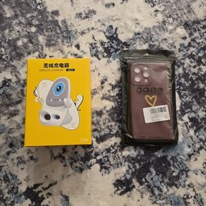 Wireless Charger and Phone Case Set